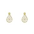 گوشواره طلا مدل تارعنکبوت کد GA13985