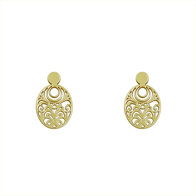 گوشواره طلا مدل هندسی کد GA14001