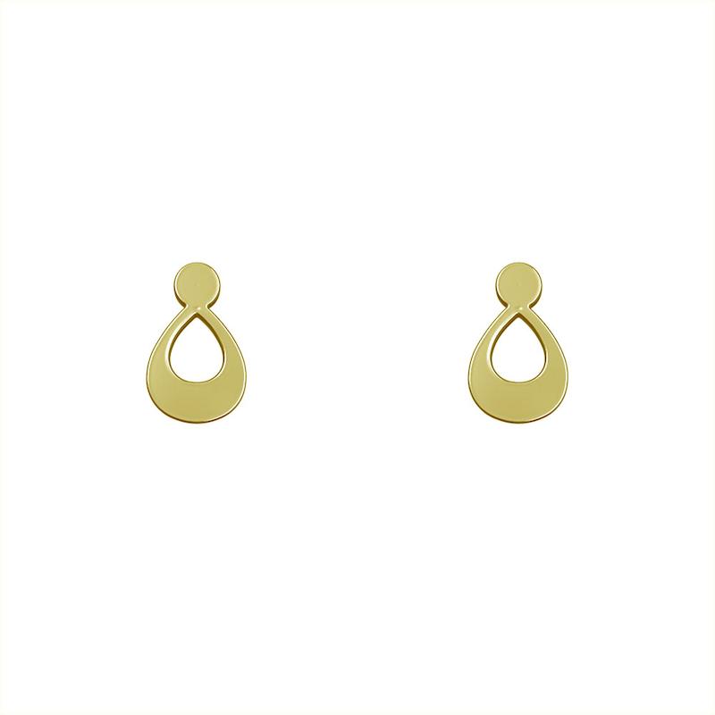 گوشواره طلا مدل هندسی کد GA14160