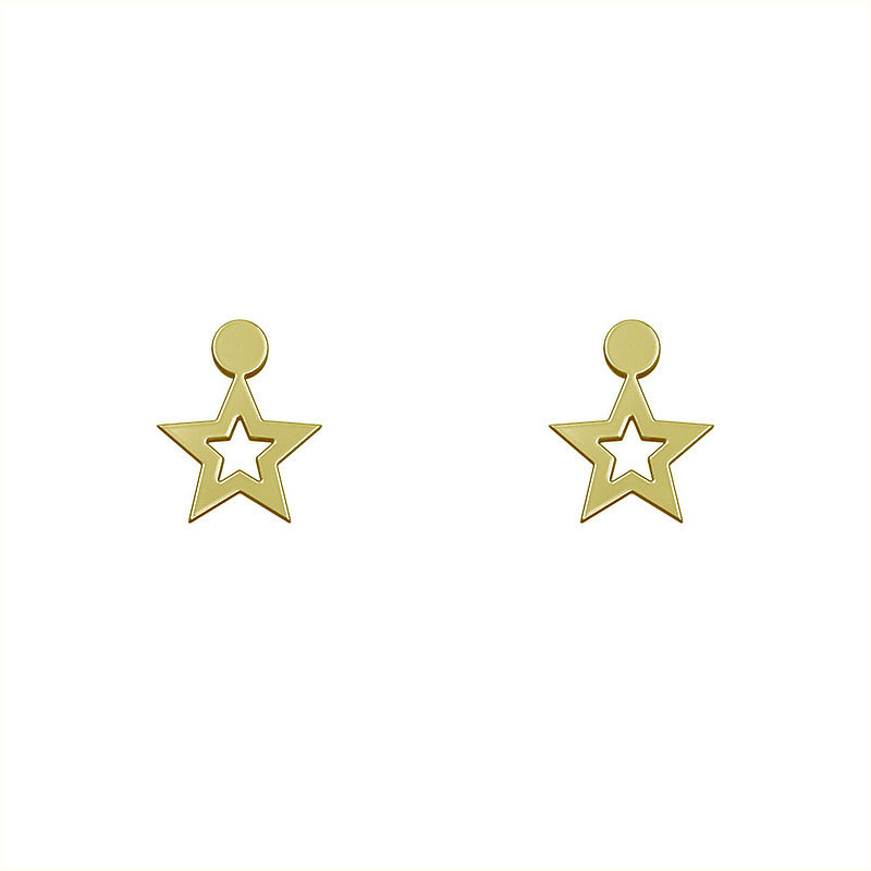 گوشواره طلا مدل ستاره کد GA14176