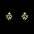 گوشواره طلا مدل قلب کد GA14373