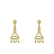 گوشواره طلا مدل هندسی کد GA14471
