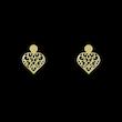 گوشواره طلا مدل قلب کد GA14520
