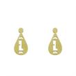 گوشواره طلا مدل L حرف کد GA14780