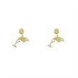 گوشواره طلا مدل دلفین کد GA14832