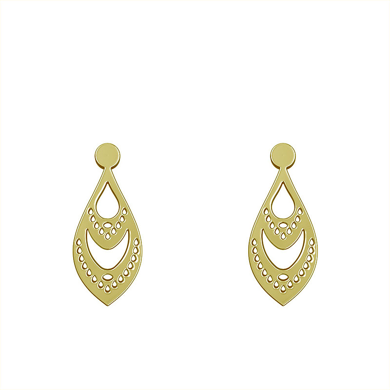 گوشواره طلا مدل هندسی کد GA14833