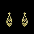 گوشواره طلا مدل هندسی کد GA14833