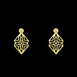گوشواره طلا مدل هندسی کد GA14910
