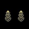 گوشواره طلا مدل قلب کد GA14955