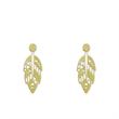 گوشواره طلا مدل برگ کد GA14989