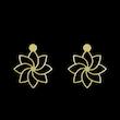 گوشواره طلا مدل گل کد GA14996