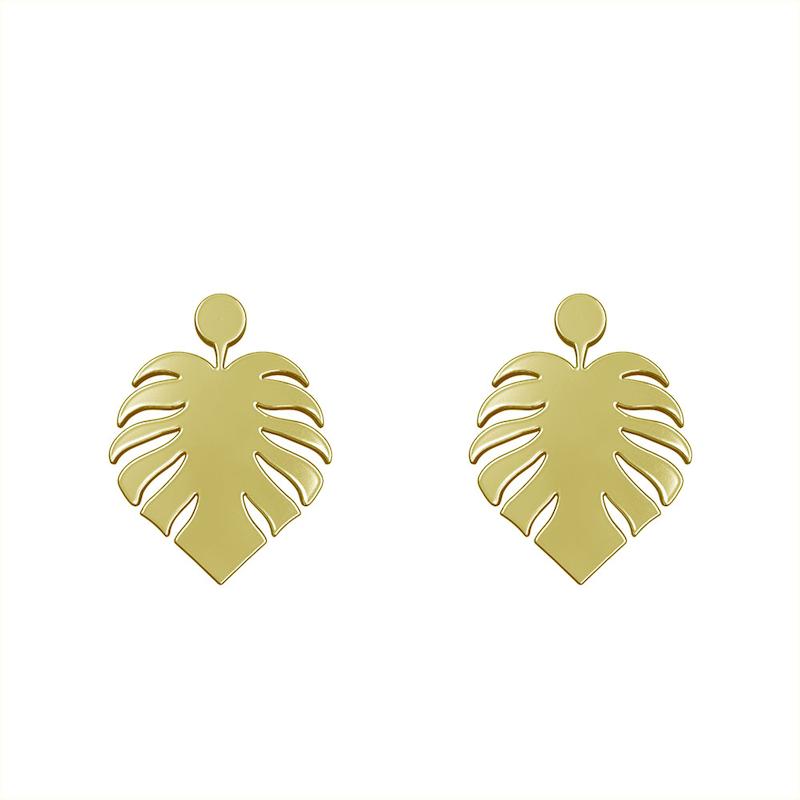 گوشواره طلا مدل برگ کد GA15051