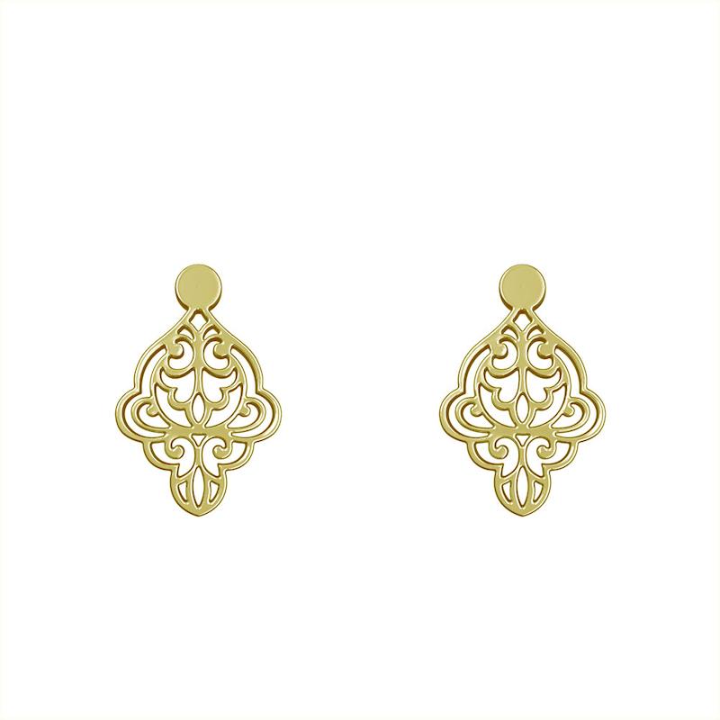 گوشواره طلا مدل هندسی کد GA15139