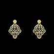 گوشواره طلا مدل هندسی کد GA15139