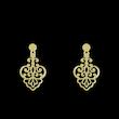 گوشواره طلا مدل هندسی کد GA15154