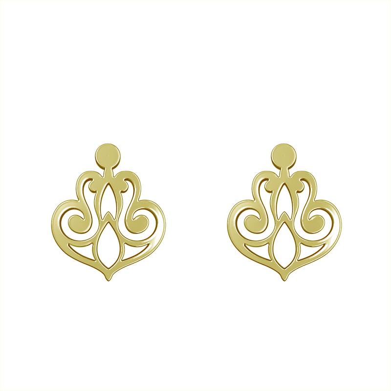 گوشواره طلا مدل هندسی کد GA15160