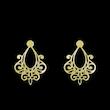 گوشواره طلا مدل هندسی کد GA15189