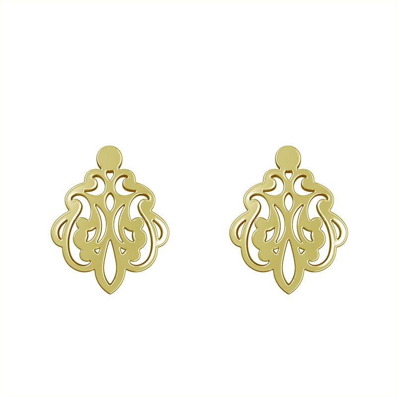 گوشواره طلا مدل هندسی کد GA15194