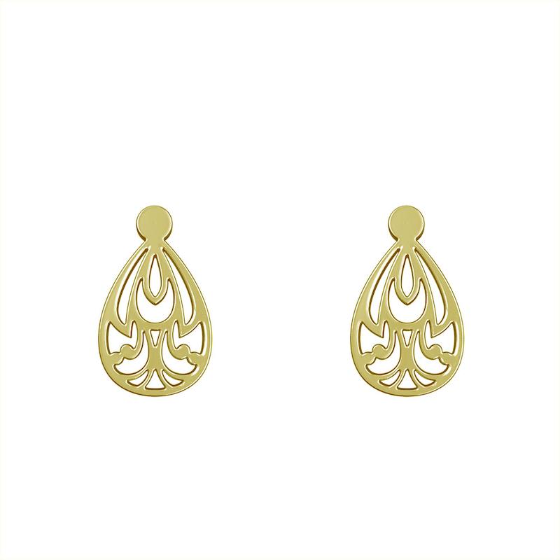 گوشواره طلا مدل هندسی کد GA15198