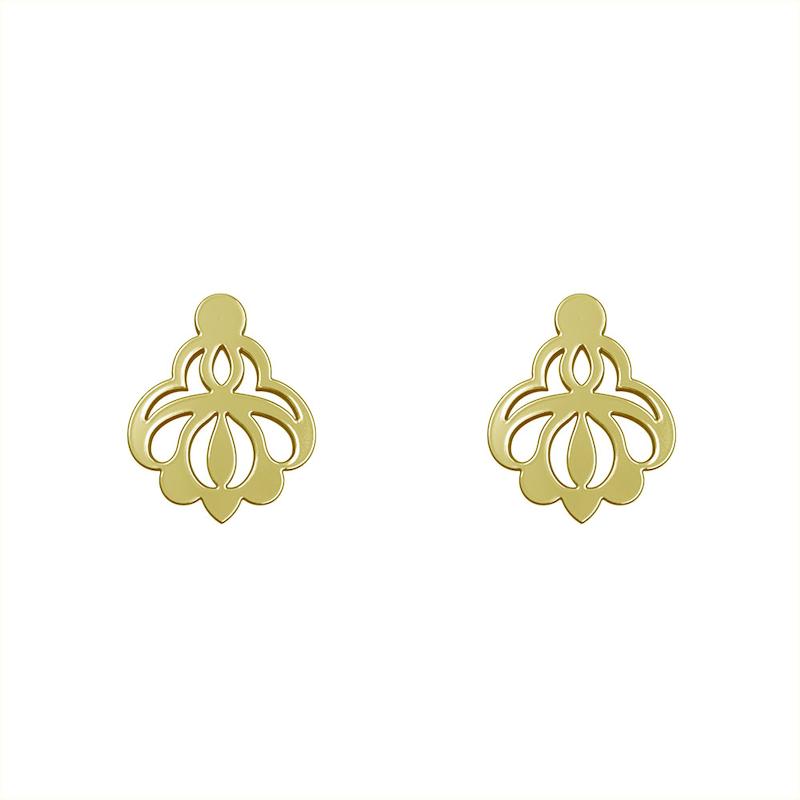 گوشواره طلا مدل هندسی کد GA15218