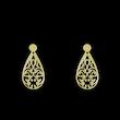 گوشواره طلا مدل هندسی کد GA15219