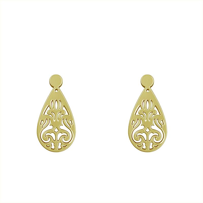 گوشواره طلا مدل هندسی کد GA15220