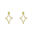 گوشواره طلا مدل ستاره کد GA15417