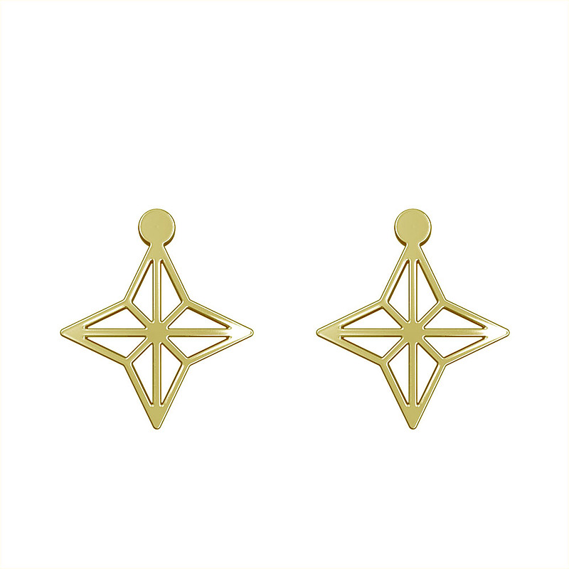 گوشواره طلا مدل ستاره کد GA15430