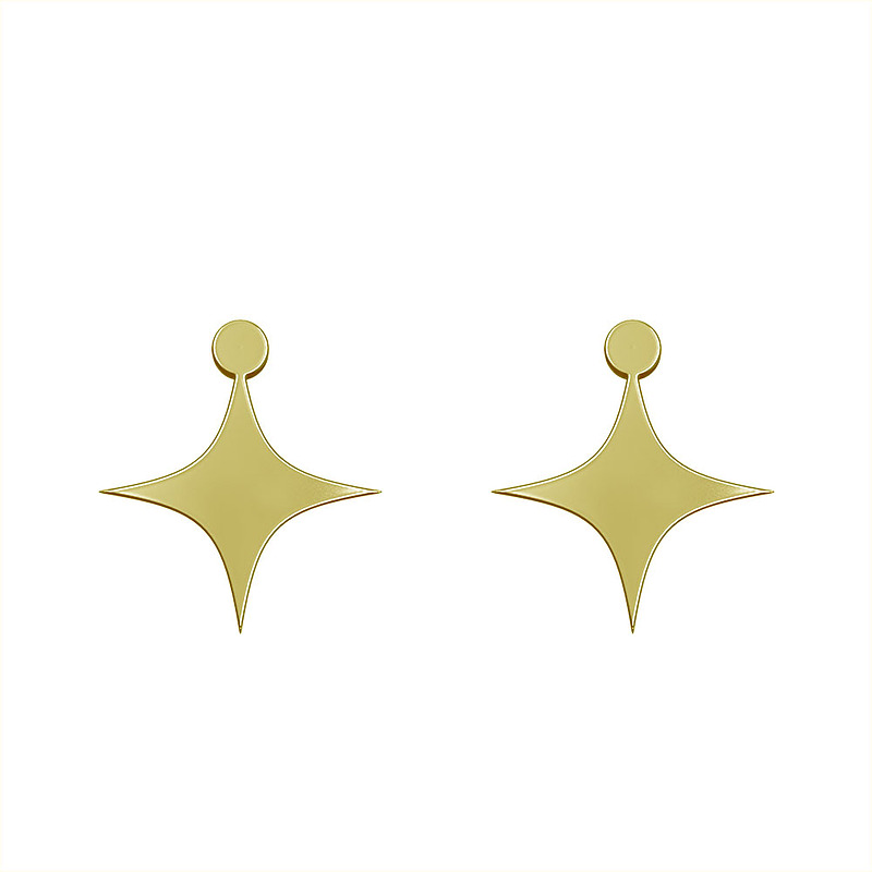 گوشواره طلا مدل ستاره کد GA15578