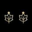 گوشواره طلا مدل برگ کد GA15740