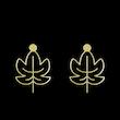 گوشواره طلا مدل برگ کد GA15879