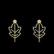 گوشواره طلا مدل برگ کد GA15880