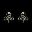 گوشواره طلا مدل برگ کد GA15889