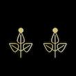 گوشواره طلا مدل برگ کد GA15892
