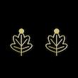 گوشواره طلا مدل برگ کد GA15894