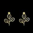 گوشواره طلا مدل برگ کد GA15905