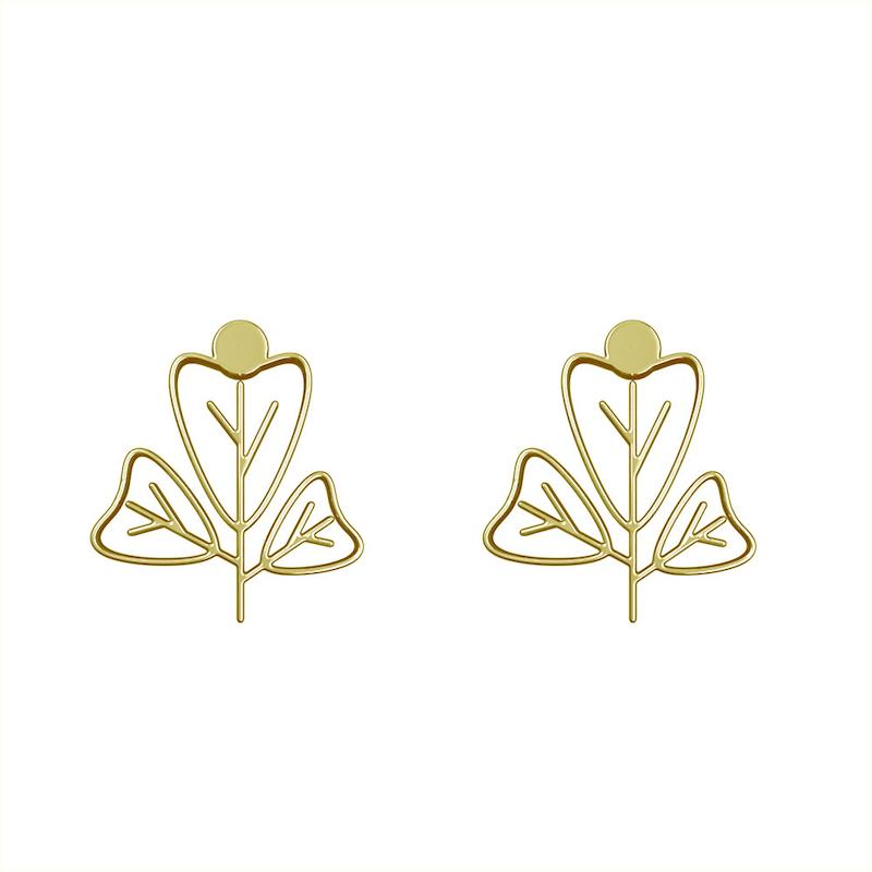 گوشواره طلا مدل برگ کد GA15909