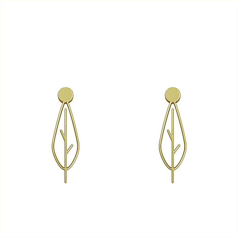 گوشواره طلا مدل برگ کد GA15920
