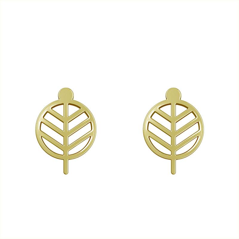 گوشواره طلا مدل برگ کد GA15939
