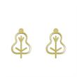 گوشواره طلا مدل برگ کد GA15946