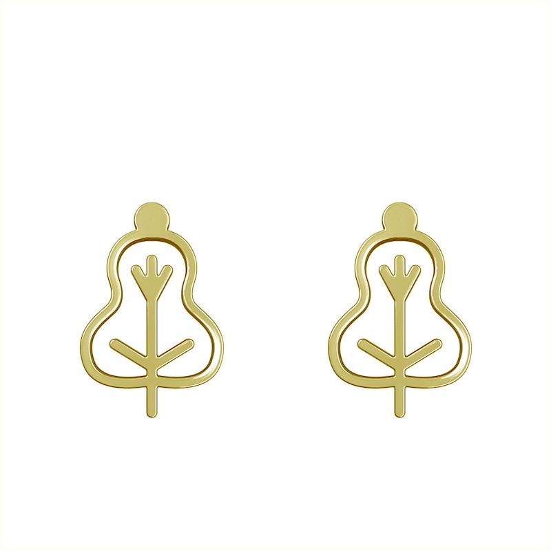 گوشواره طلا مدل برگ کد GA15946