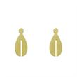 گوشواره طلا مدل برگ کد GA15950