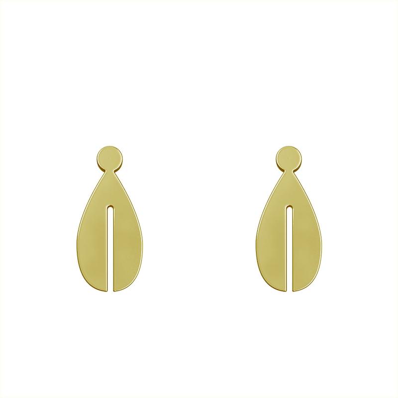 گوشواره طلا مدل برگ کد GA15950