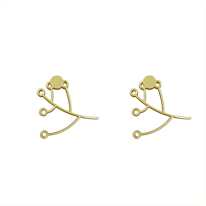 گوشواره طلا مدل برگ کد GA15958