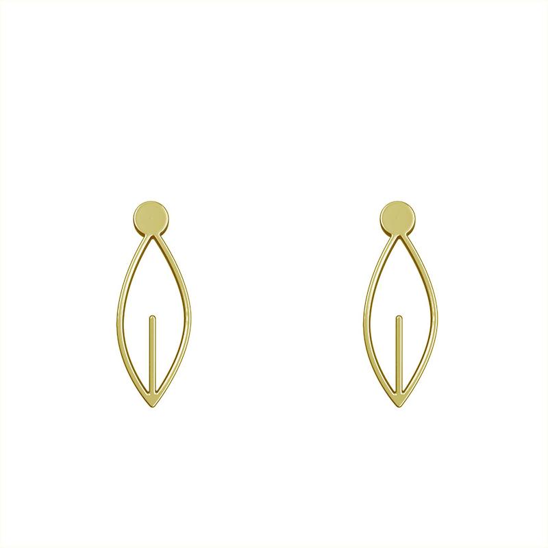 گوشواره طلا مدل برگ کد GA15960