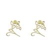 گوشواره طلا مدل برگ کد GA15965