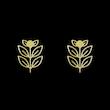 گوشواره طلا مدل برگ کد GA15978