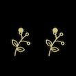 گوشواره طلا مدل برگ کد GA15981