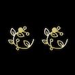 گوشواره طلا مدل برگ کد GA15984