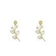 گوشواره طلا مدل برگ کد GA15989